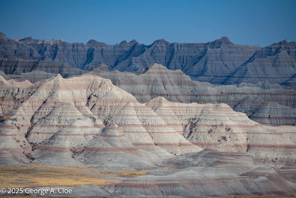 "Pinnacles in Pastel" Badlands
