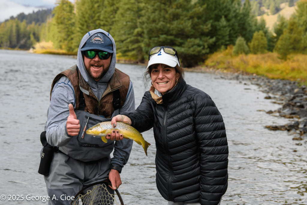 "Catch, Smile, Release" Fly Fishing, Gallatin River, Big Sky, Montana