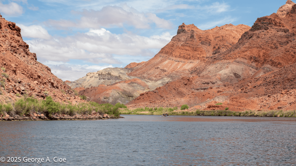 The Colorado River with Raft