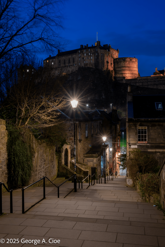 “The Vennel at Midnight” Edinburgh, Scotland