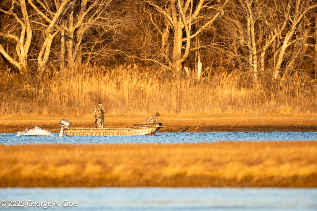 Duck Hunters on Narrow River, Narragansett, RI