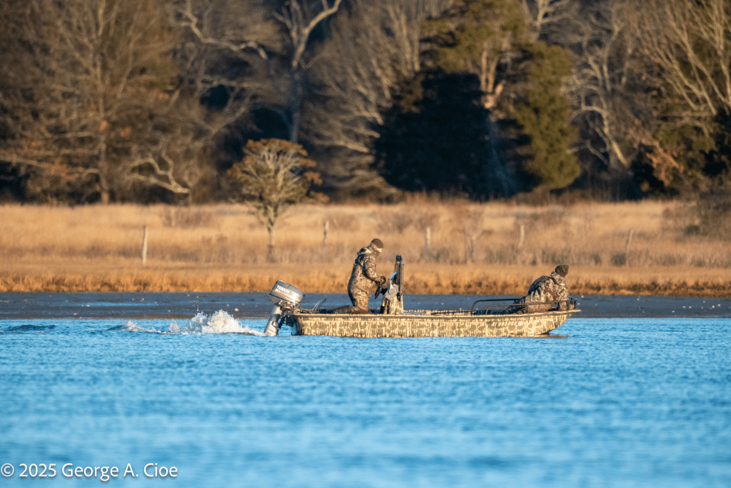 Duck Hunters on Narrow River, Narragansett, RI