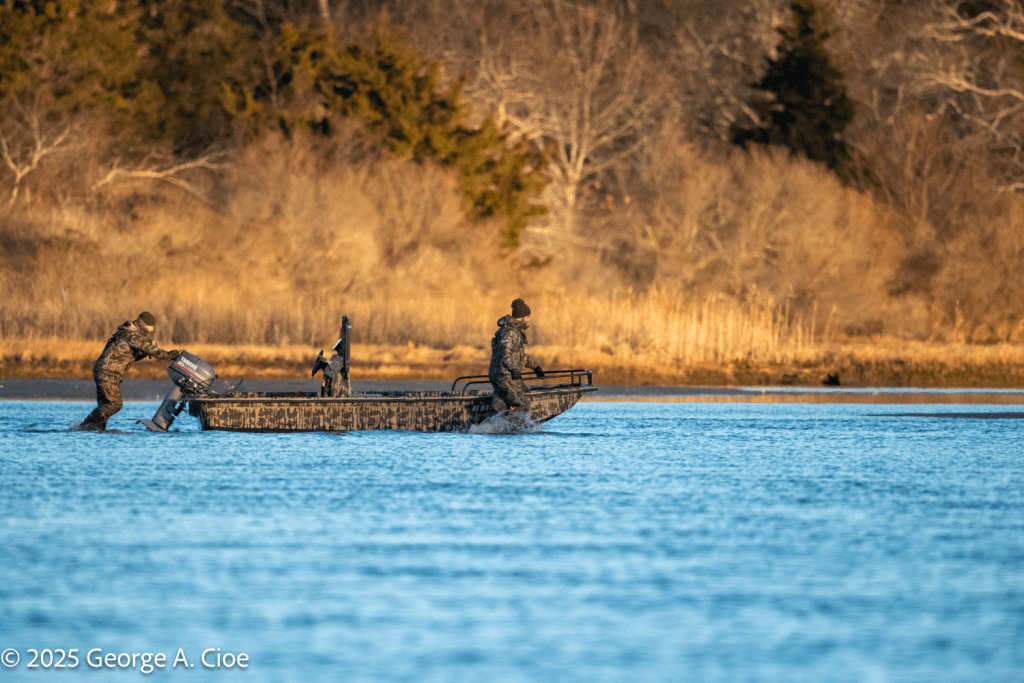 Duck Hunters on Narrow River, Narragansett, RI