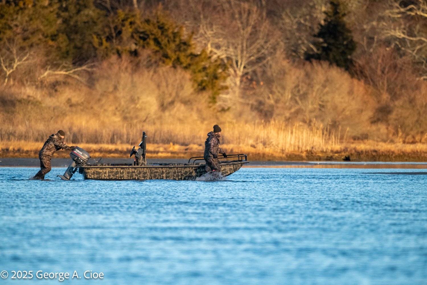 Duck Hunters and Narrow River Shallow Water Adventures