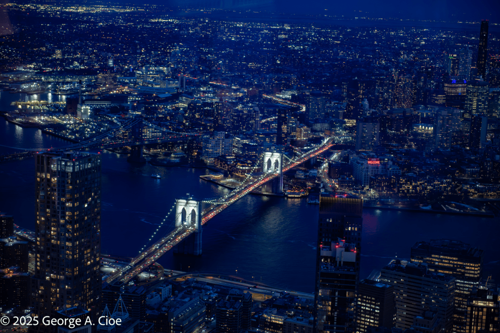 "Brooklyn Bridge After Dark"