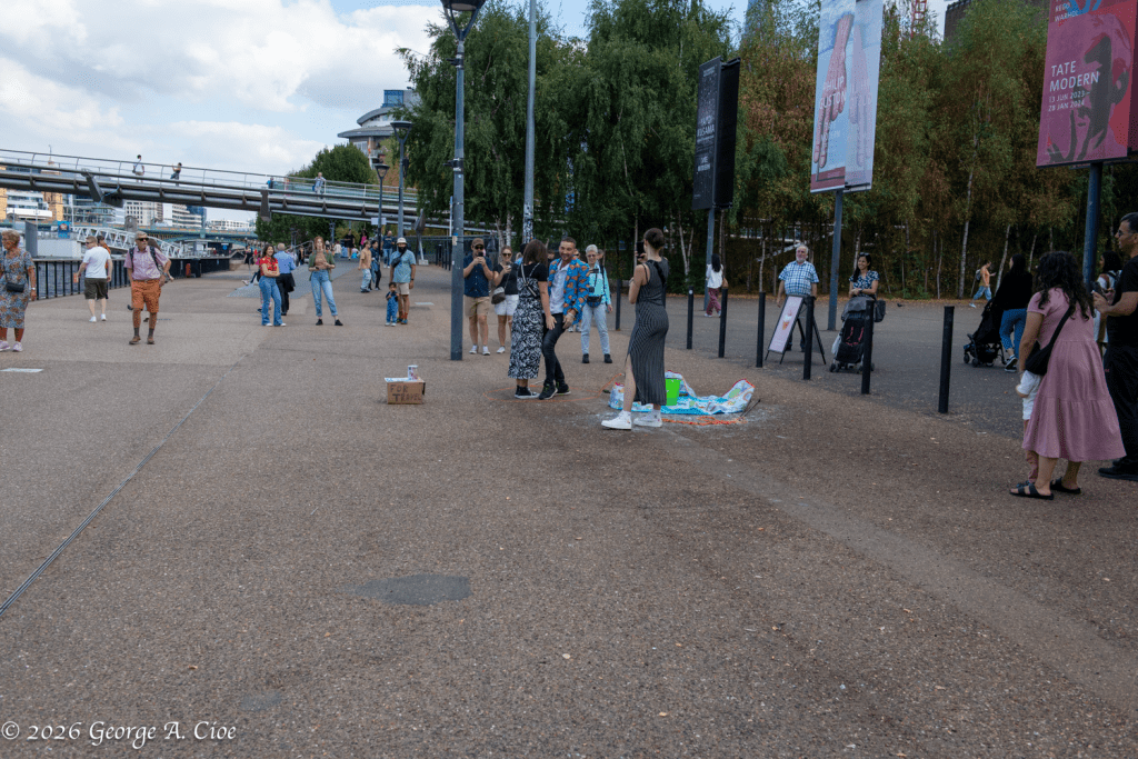 "Somethings Afoot" Street Performer, London