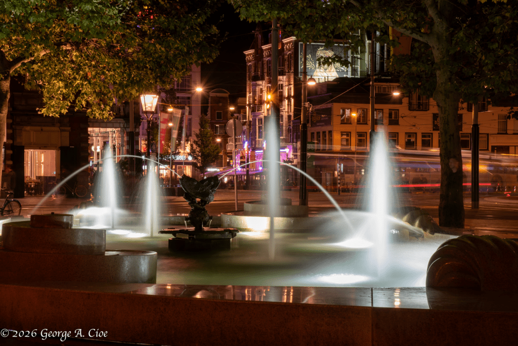 "Café American Fountain". Amsterdam