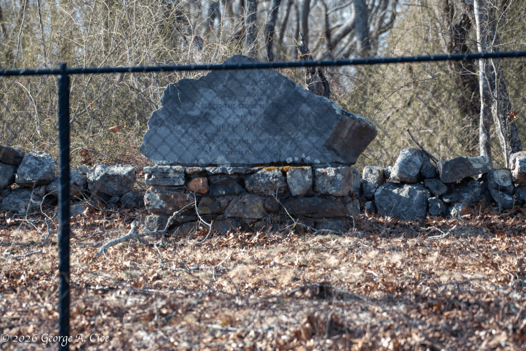 Jireh Bull Memorial Behind Fence