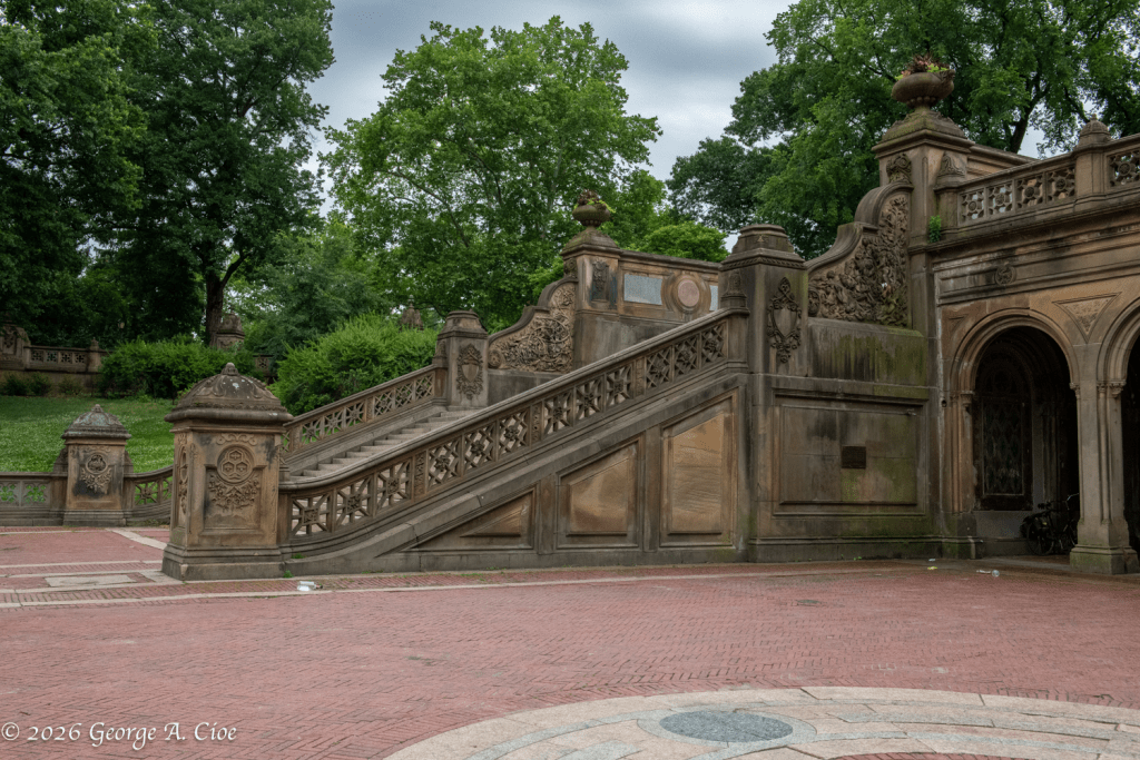"When Perspective Takes the First Step" Stairs at Bethesda Terrace, Central Park, NYC