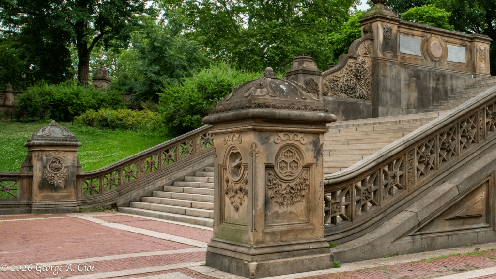 "An Invitation to Climb" Stairs at Bethesda Terrace, Central Park, NYC