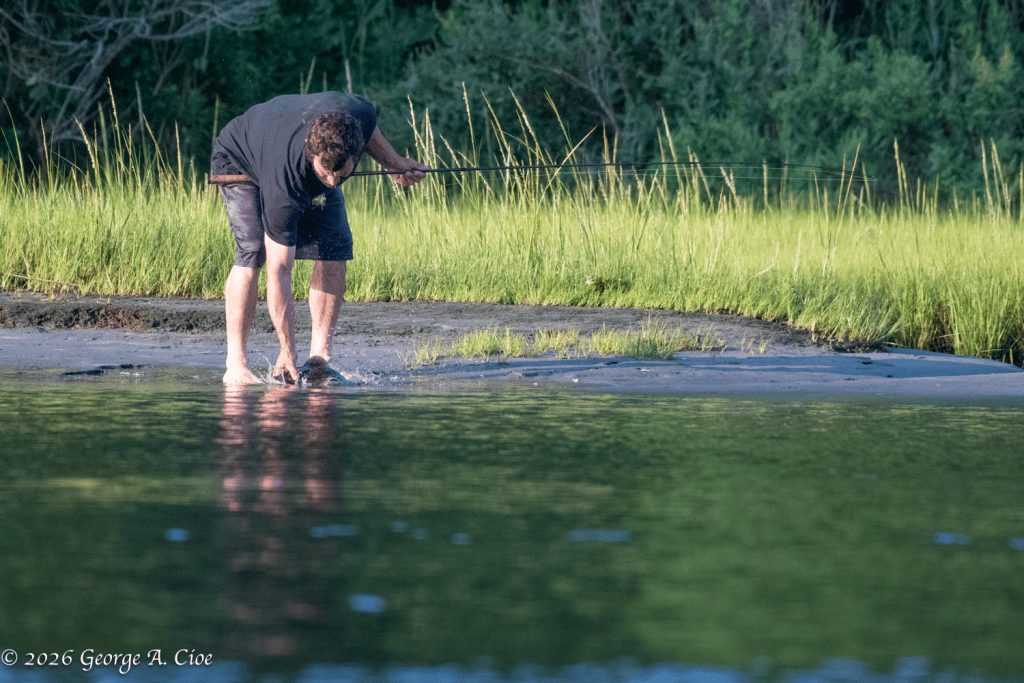 “Fish On!” Flounder on Narrow River