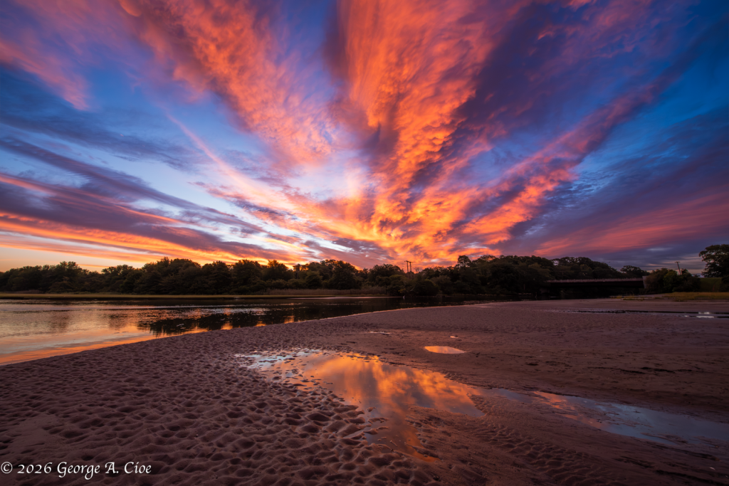 “August Sets the Heavens Ablaze” Narrow River