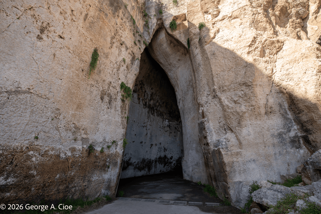 "Enter the Adventure" Ear of Dionysius, Sicily
