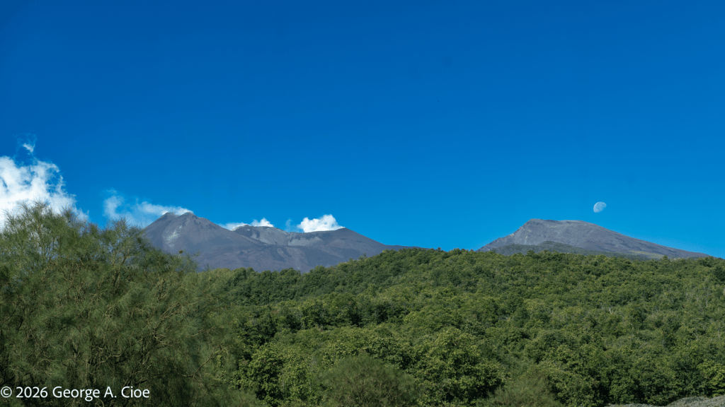"The Mountain and Her Moon" Sicily