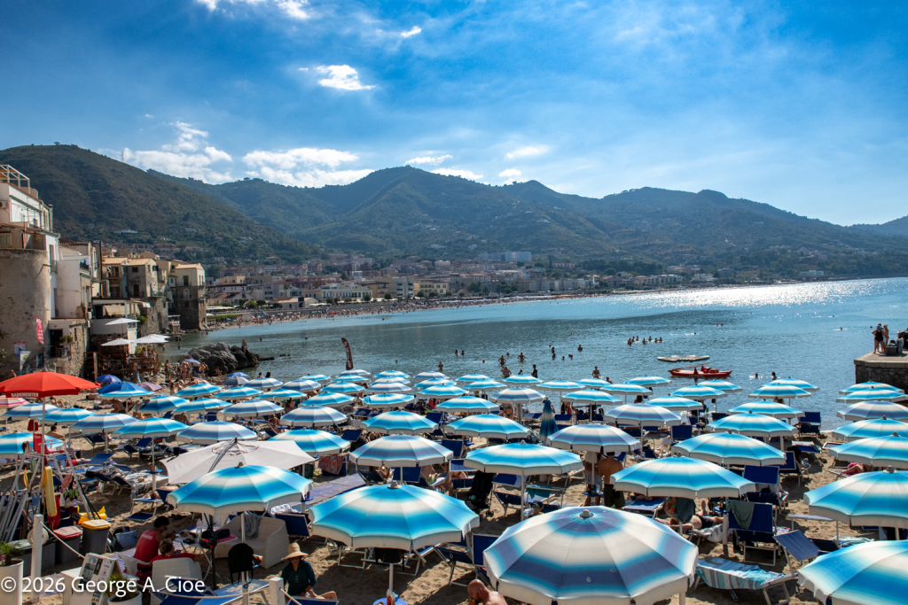 "A Supporting Cast of Umbrellas" Sicily