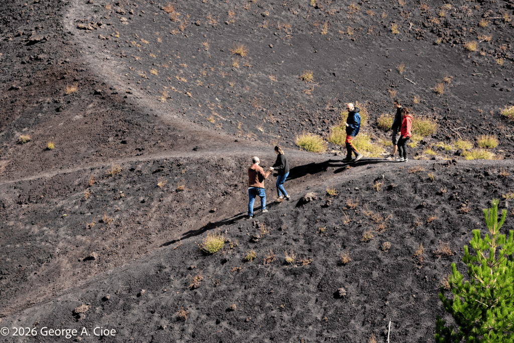 “A Helping Hand on Shaky Ground” Mt. Etna, Sicily